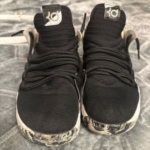 Nike | KD 10 Black White Marbled Sole Basketball Shoes